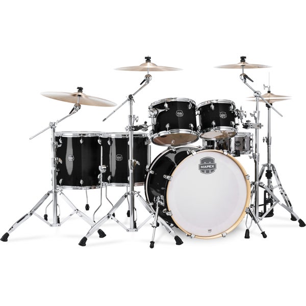 Mapex Armory Stage+ Piano Black 6-Piece Rock Shell-Set