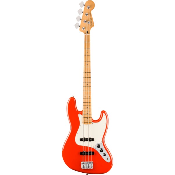 Fender Player II Jazz Bass MN Coral Red Electric Bass Guitar