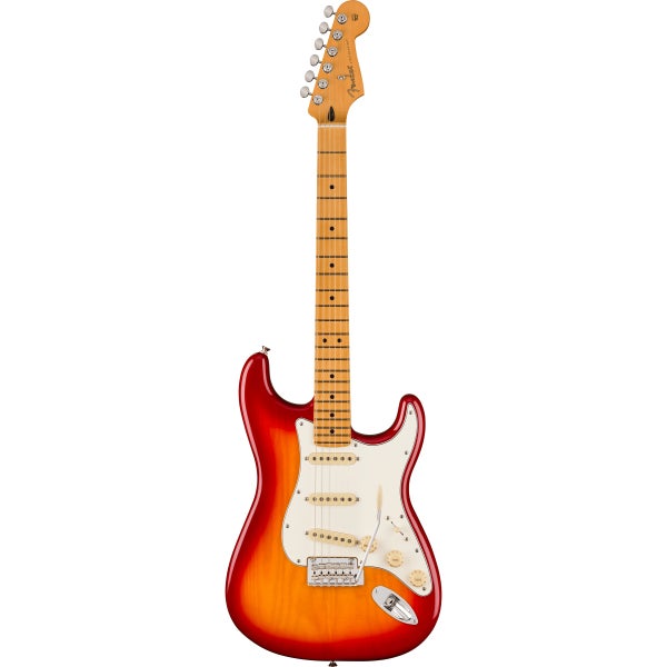 Fender Player II Stratocaster Chambered Ash MN Aged Cherry Burst Electric Guitar