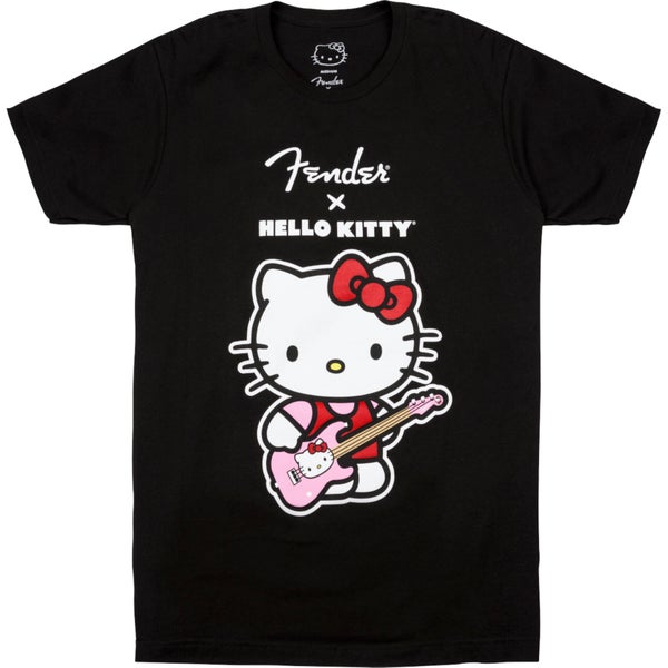 Fender x Hello Kitty Front Logo Tee noir XL
