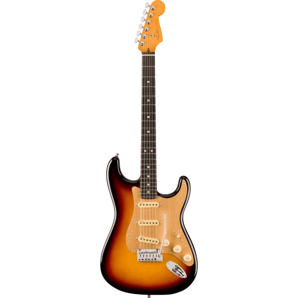 Fender American Ultra II Stratocaster EB Ultraburst guitare électrique avec étui