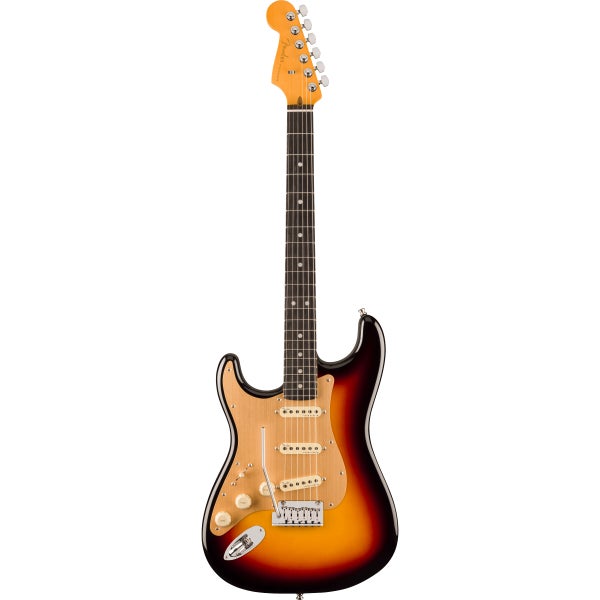 Fender American Ultra II Stratocaster Left-Hand EB Ultraburst guitare électrique pour gaucher avec étui
