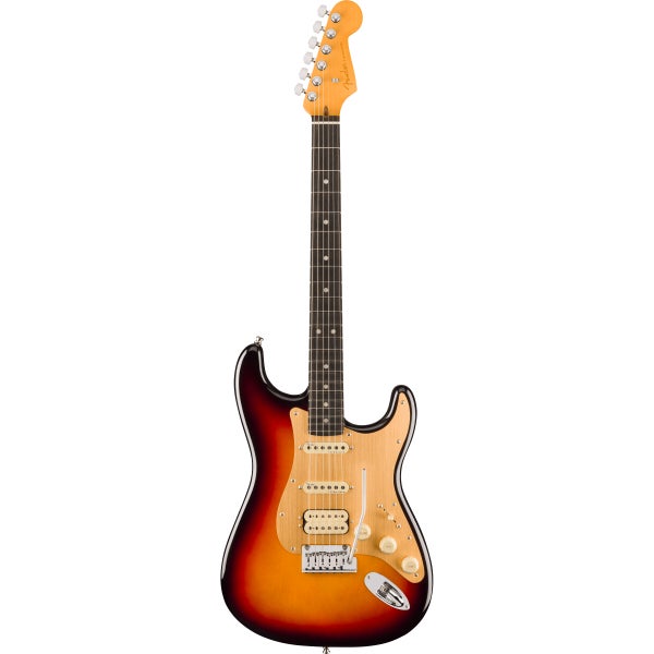 Fender American Ultra II Stratocaster HSS EB Ultraburst guitare électrique avec étui