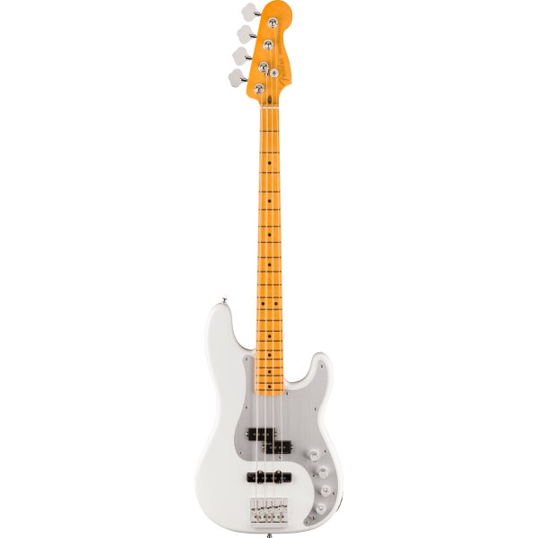 Fender American Ultra II Precision Bass MN Avalanche basse électrique avec étui