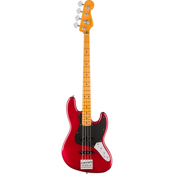 Fender American Ultra II Jazz Bass MN Sinister Red basse électrique avec étui