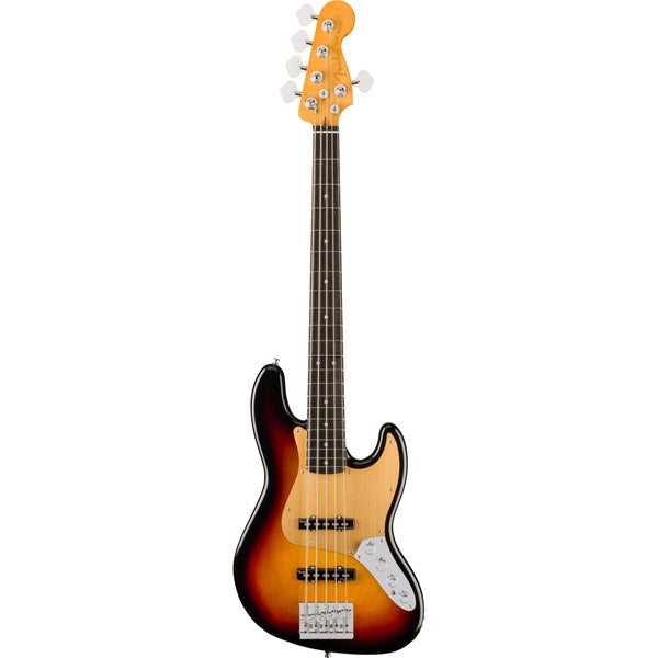 Fender American Ultra II Jazz Bass V EB Ultraburst basse électrique 5 cordes avec étui