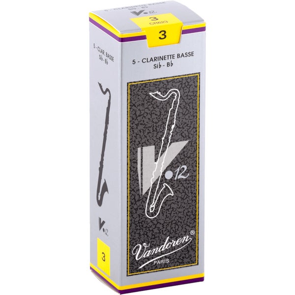 Vandoren CR623 Bass Clarinet Reed (Pack of 5)