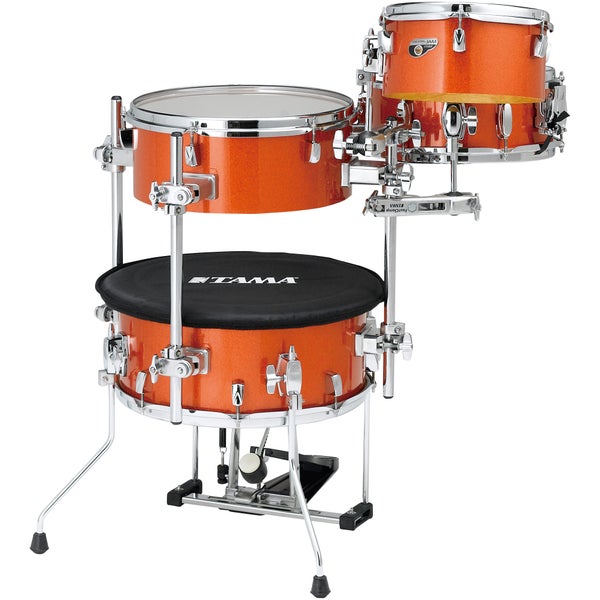 Tama Cocktail-JAM Bright Orange Sparkle 4-Piece Shell Set
