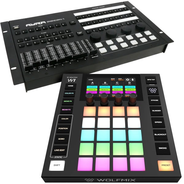 Wolfmix W1 MK2 | Ayra DigiCon-1 DMX Controller Bundle