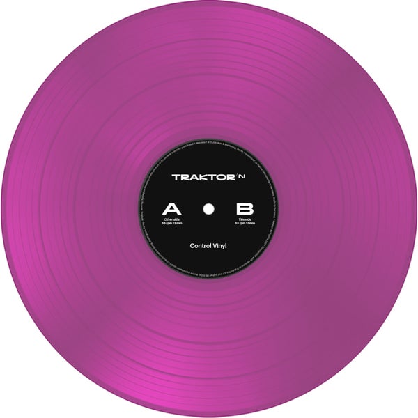 Native Instruments Traktor Control Vinyl Neon Pink Transparent (édition 2024)