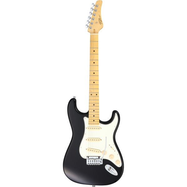 FGN Guitars Boundary ST BL Electric Guitar Black with Gig Bag