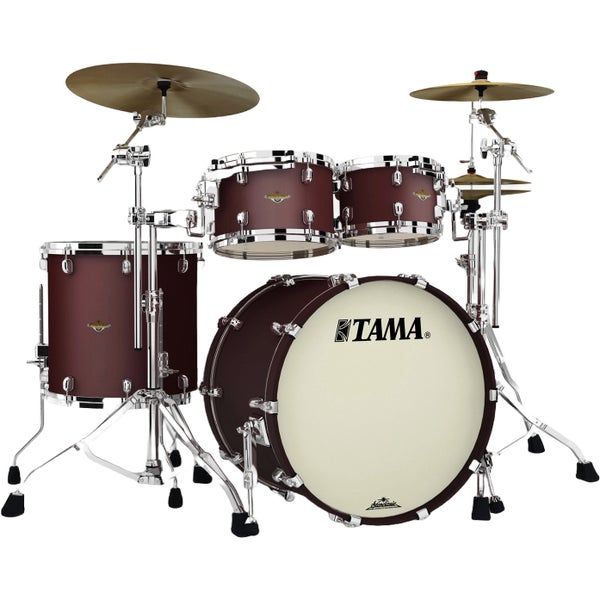Tama MA42TZS-FBM Starclassic Maple Flat Burgundy Metallic 4-Piece Shell Set