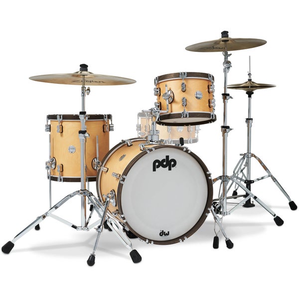 PDP Drums PDCC1803NW Concept Classic Natural Stain 3-Piece Bebop Shell Set