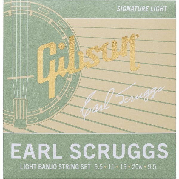 Gibson Earl Scruggs Banjo String Set Signature Light Gauge set di corde per banjo
