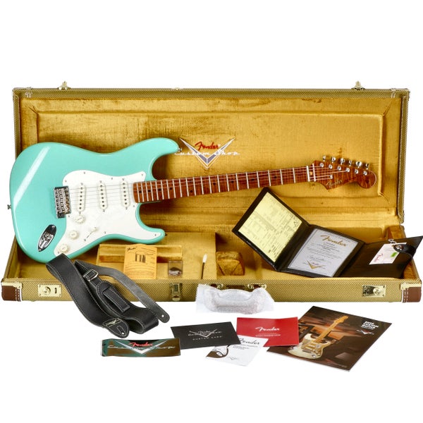 Fender Custom Shop Limited Edition Roasted '50s Stratocaster Deluxe Closet Classic Faded Aged Seafoam Green - CZ567494