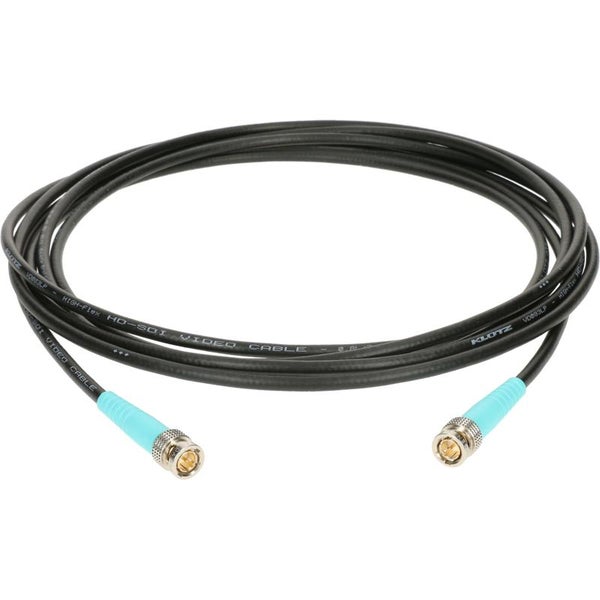 Klotz VU08L UHD/4K BNCPro - BNCPro D&H Video Cable, 5m (Cyan)
