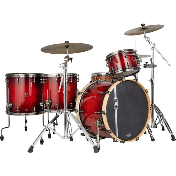 Mapex Black Panther Design Lab Rock+ Cherry Bomb Rose Burst 4-Piece Shell Set