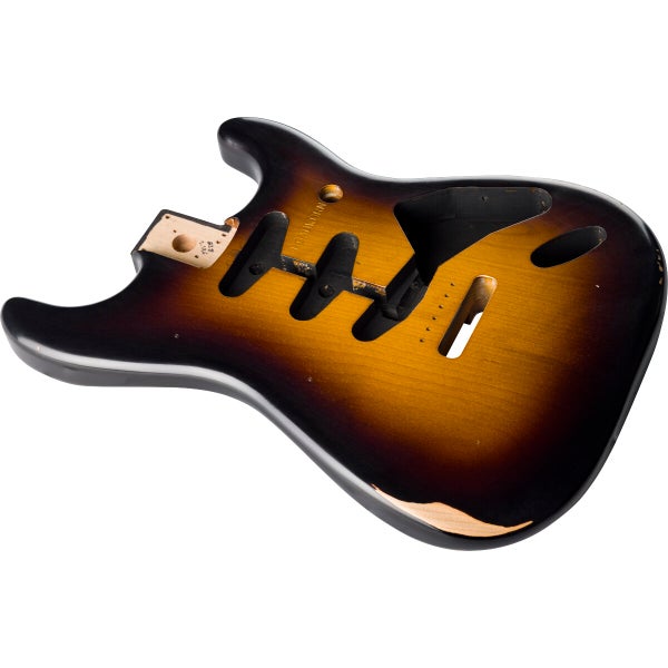 Fender Road Worn 50's Stratocaster SSS Alder Body 2-Tone Sunburst aliso suelto cuerpo sólido para guitarra eléctrica