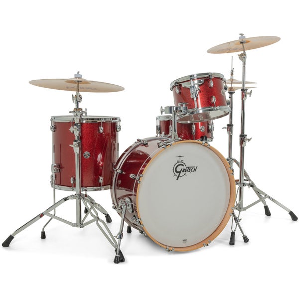 Gretsch Drums CT1-R424-SWG Catalina Club Satin Walnut Glaze 4-Piece Shell Set with Snare Drum