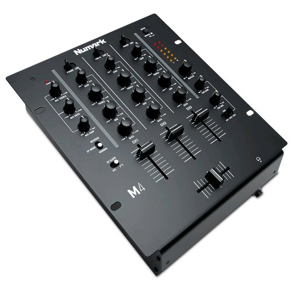 Numark M4 Total Black 3-channel scratch mixer