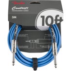 Fender Contour 10 ft Lake Placid Blue Jack Cable, 3m