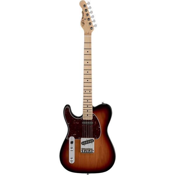 G&L Tribute ASAT Classic Lefty 3-Tone Sunburst MN Left-handed Electric Guitar