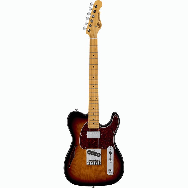 G&L Tribute ASAT Classic Bluesboy Semi-Hollow 3-Tone Sunburst MN Electric Guitar
