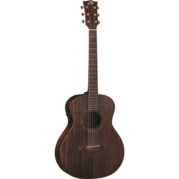 EKO Marco Polo 500 Travel guitare électro-acoustique folk en acajou avec housse