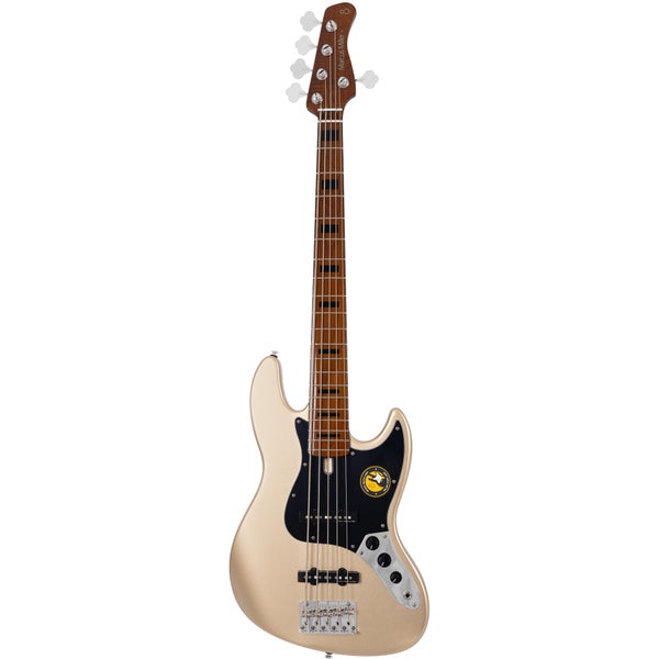 Sire Marcus Miller V5 5-String Champagne Gold Metallic 5-snarige elektrische basgitaar