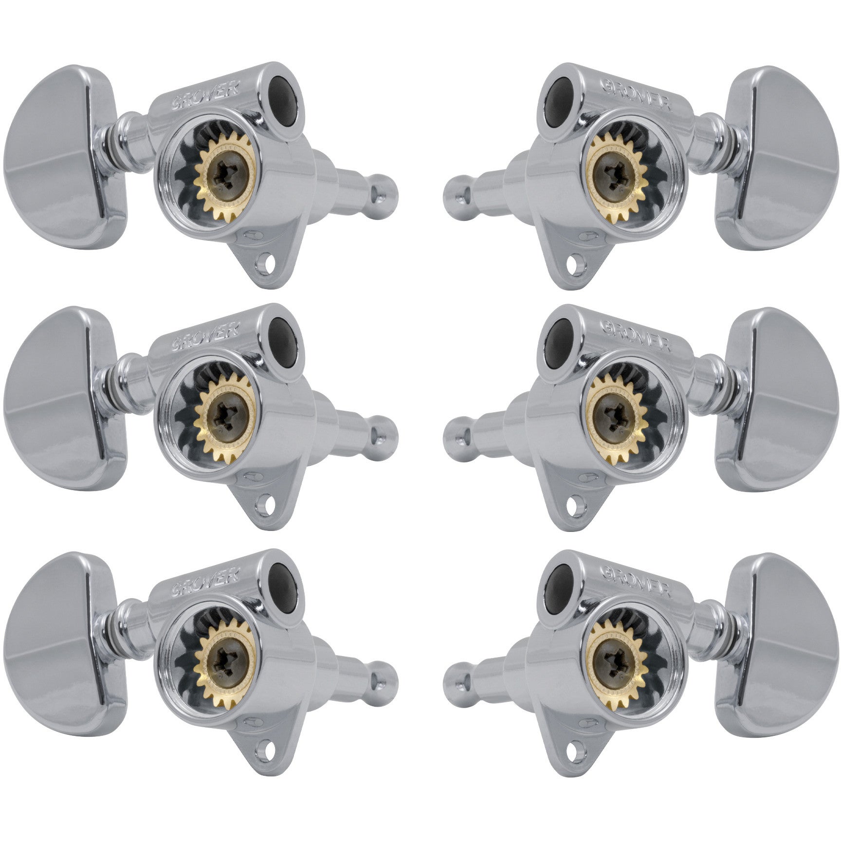 Grover 102SVC Skeleton View Rotomatics Chrome 3x3 tuning mac | Bax Music
