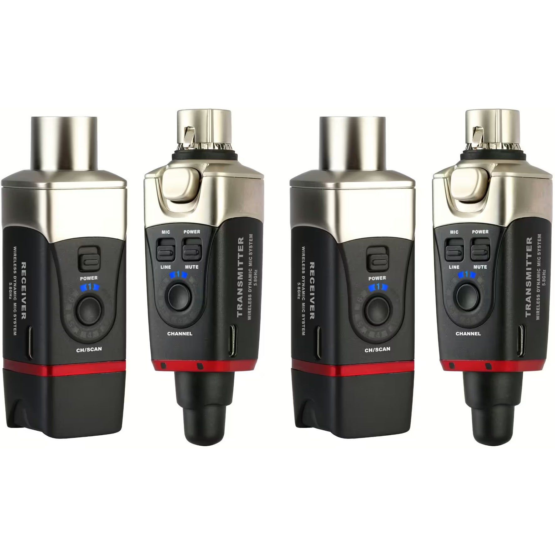 Xvive XV U35D Dual Microphone Wireless System 5.8 GHz double | Bax Music