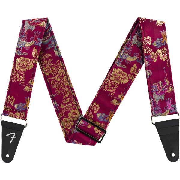 Fender Satin Dragon Strap sangle de guitare Vin