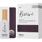D'Addario Woodwinds ORCR1030D Organic Reserve Ance per clarinetto Deutsche, 3.0, confezione da 10 pezzi