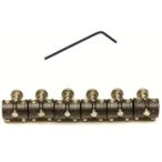 Graph Tech PS 8108 00 String Saver Saddles Juego de sillines de cañón estilo F-Offset (6 piezas)