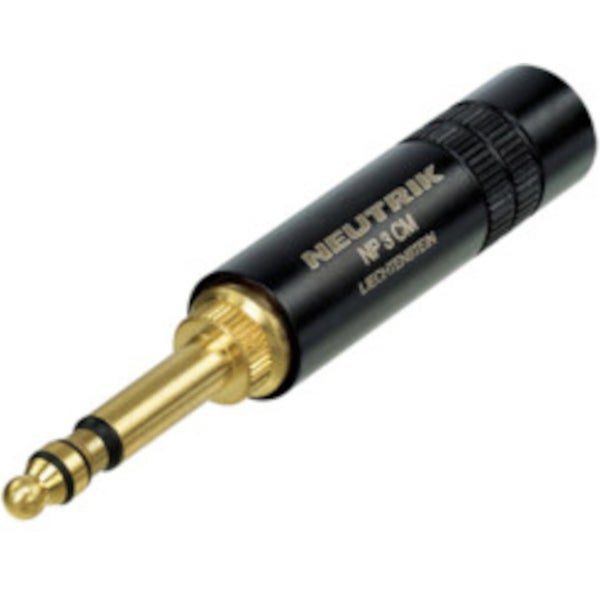 Neutrik NP3CM-B 206'' MIL-Plug 642/5A Black Para equipos de comunicación militares