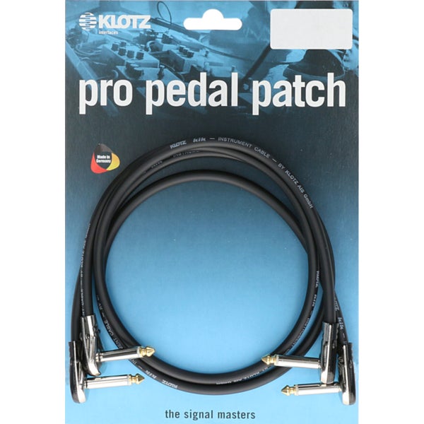 Klotz KPK0.9FF câble patch asymétrique pour pédales d'effet 0,9 m