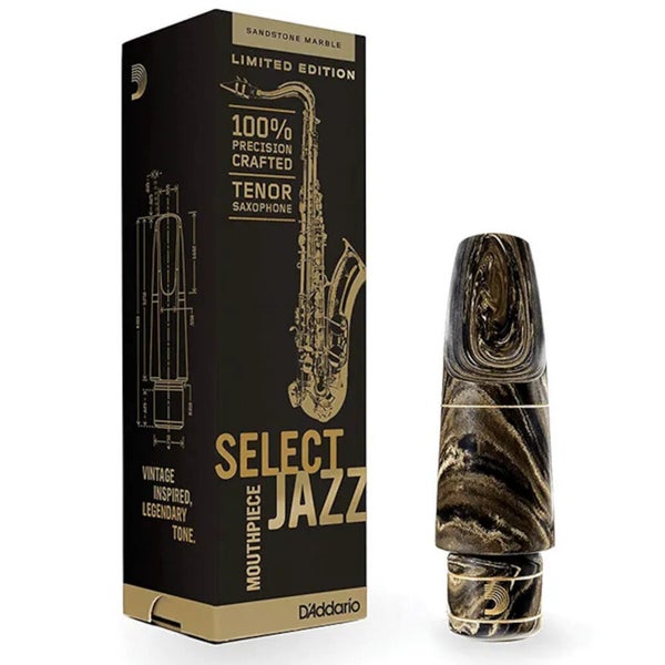 D'Addario Woodwinds 046716585110 Select Jazz Munstycke för tenorsaxofon i marmor