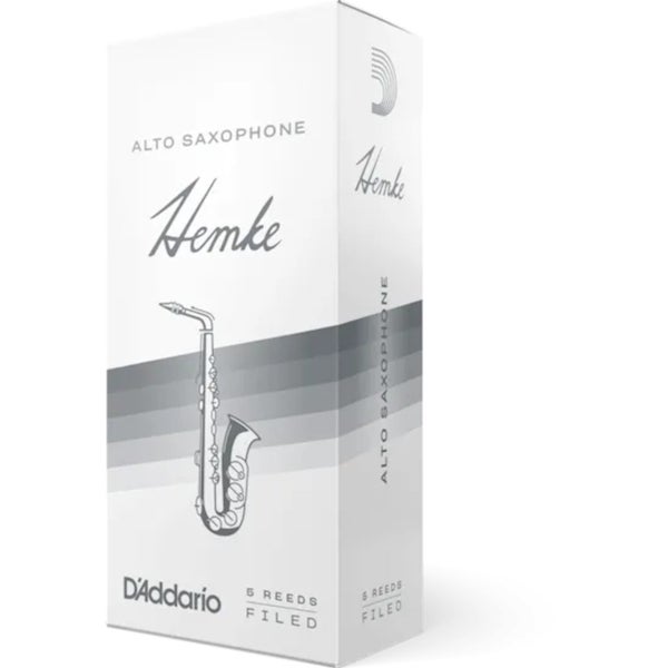D'Addario Woodwinds RHKP5ASX400 Frederick L. Hemke Caña saxofón alto, 4.0, paquete de 5