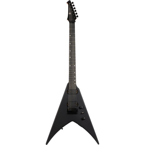 Spira Guitars V-400 MBK Satin Black guitare électrique