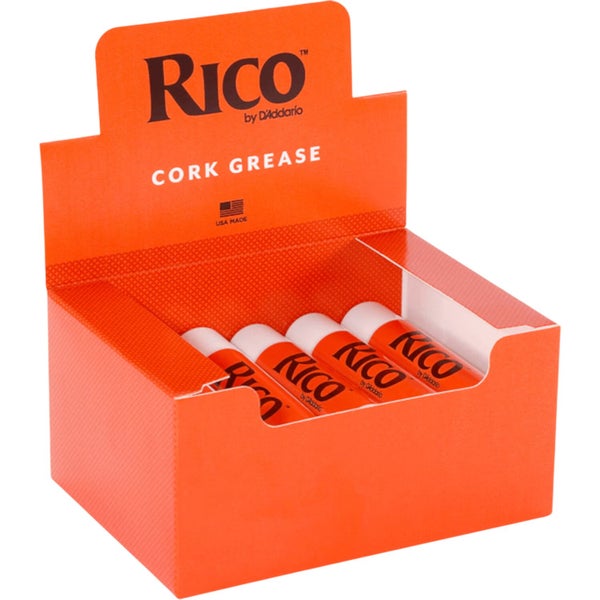 D'Addario Woodwinds RCRKGR12 Rico Cork Grease Korkfett - 12 tuber