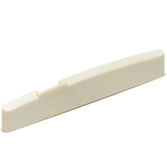 Graph Tech PQ 9216 L0 TUSQ Acoustic Guitar Saddle plan, offset, 16" radie, vänsterhandsutförande