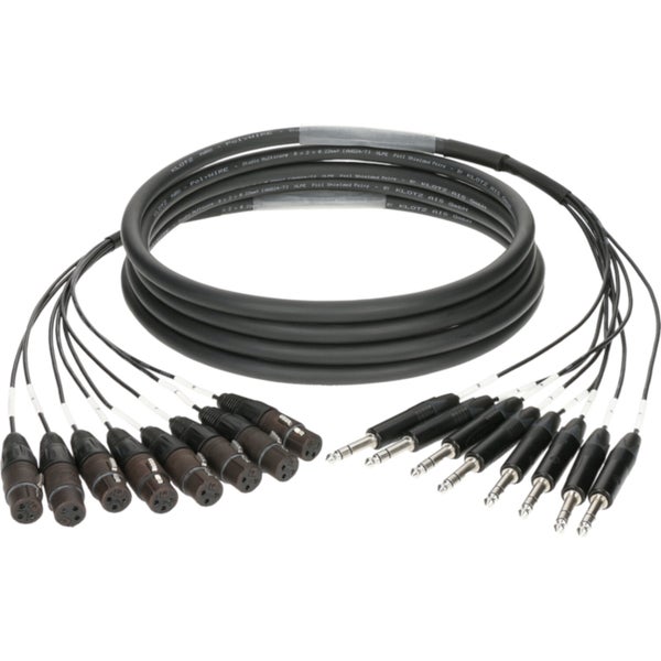 Klotz S08FP05 8-channel balanced analogue multicore cable 5 metres