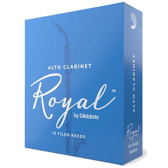 D'Addario Woodwinds RDB1035 Royal Ancia per clarinetto contralto, forza 3,5, 10 pezzi, archiviata