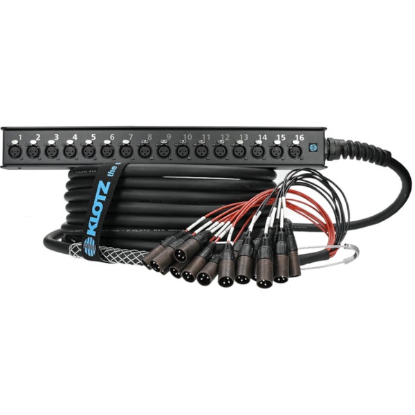 Klotz SLW160XE30 boîtier de scène XLR 16 canaux avec multicore 30 m