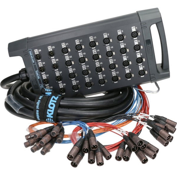Klotz TL2U248X30 Multicore cable reel 32-channel 30m