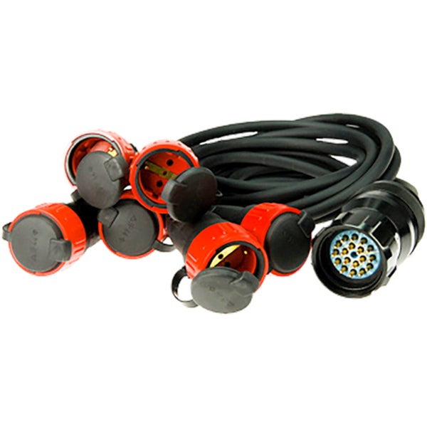 Klotz LT-O20015 câble d'alimentation épanoui 6 canaux Socapex 1 m