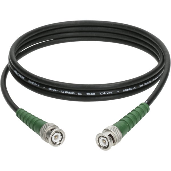 Klotz C-58U4T010 flexible 50 Ohm coax cable with BNC 10 metres