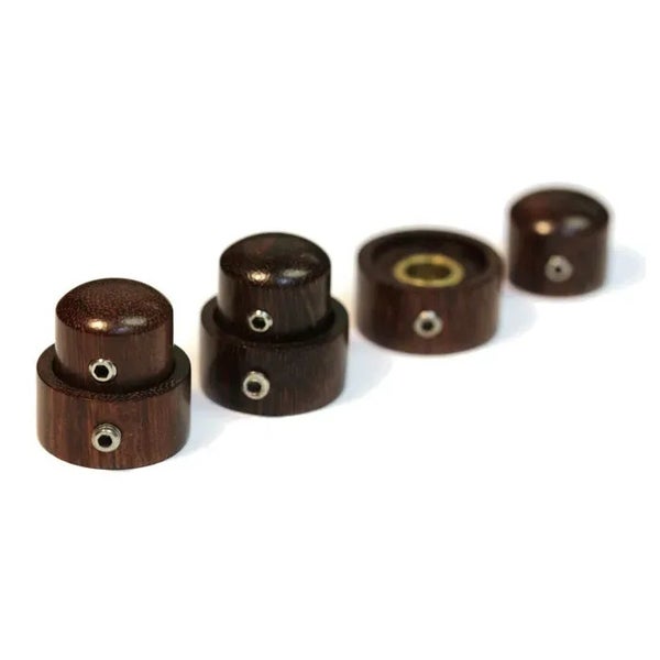 Graph Tech PW 1022 00 Ghost Acoustic Wooden Stacked Knobs 3 enheter