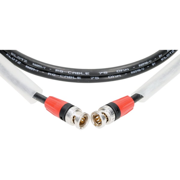 Klotz C-59U3N002.5 Coaxial cable with BNC connectors 2.5 metres