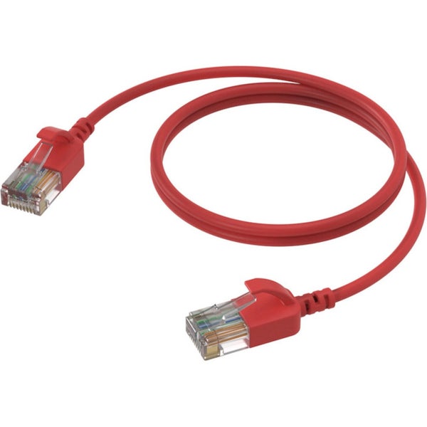 Procab CSD560R/2 Slimline CAT6A Nätverkskabel 2 meter